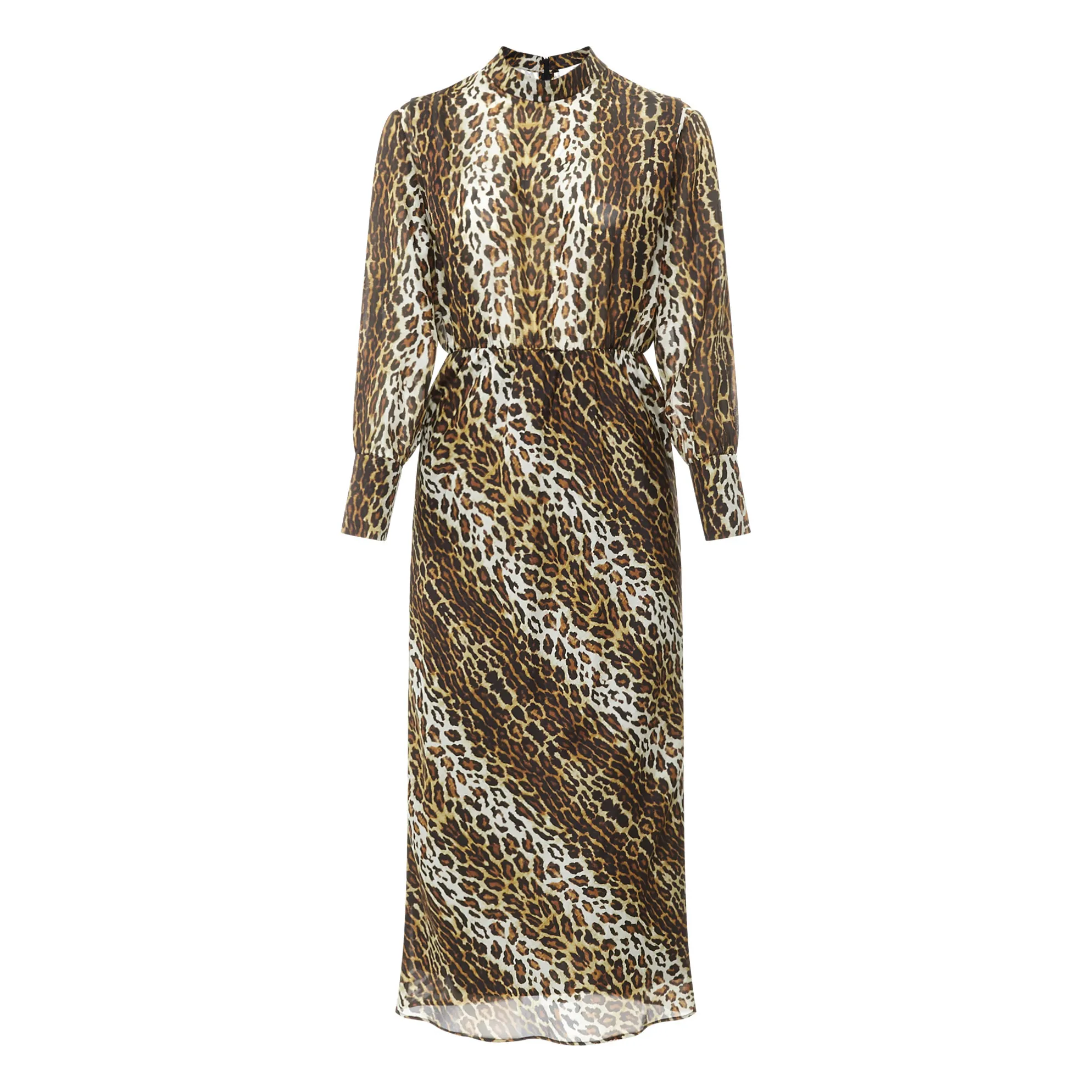 Roseanna Leopard Joy Gabriella Silk Dress