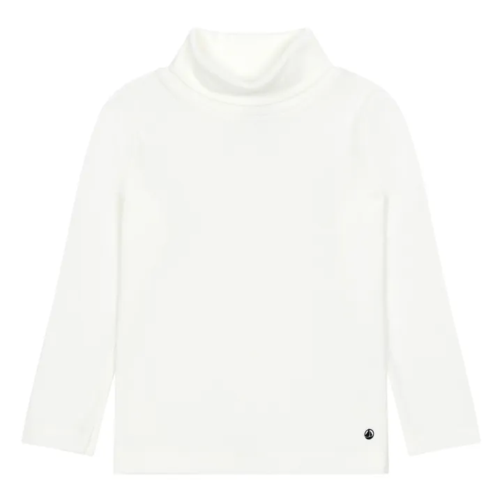 Camiseta de cuello alto | Blanco- Imagen del producto n°0