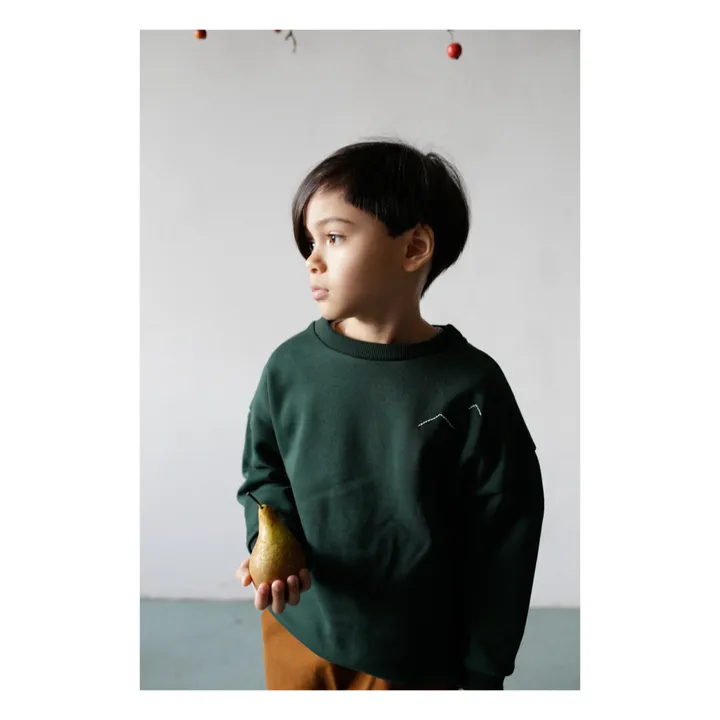 Sweatshirt Seawood aus Bio-Baumwolle  | Chromgrün- Produktbild Nr. 2