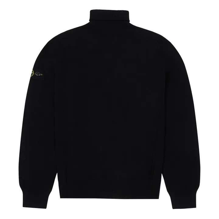 Jersey con cuello vuelto | Negro- Imagen del producto n°2
