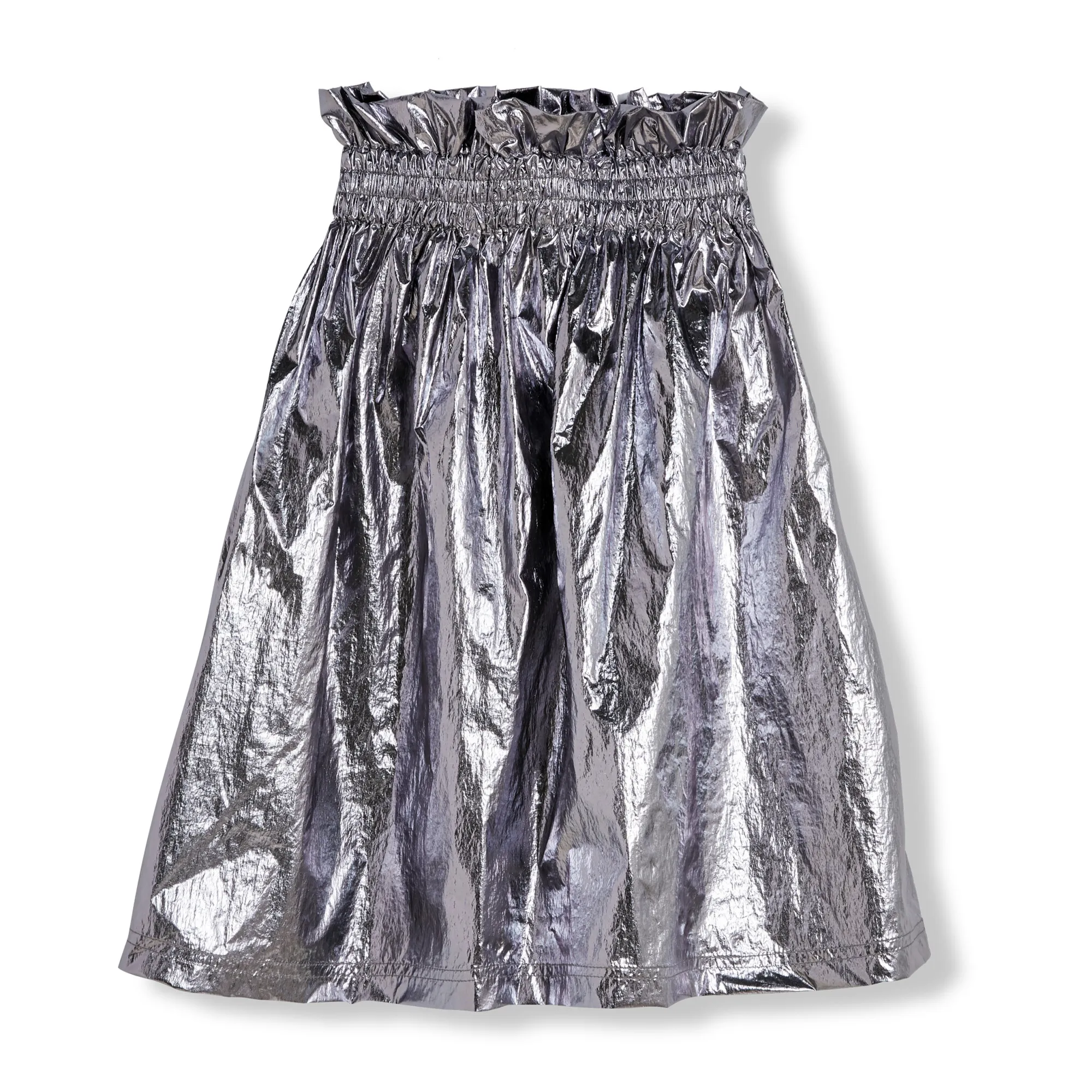 Finger In The Nose Silver Parachute Skirt