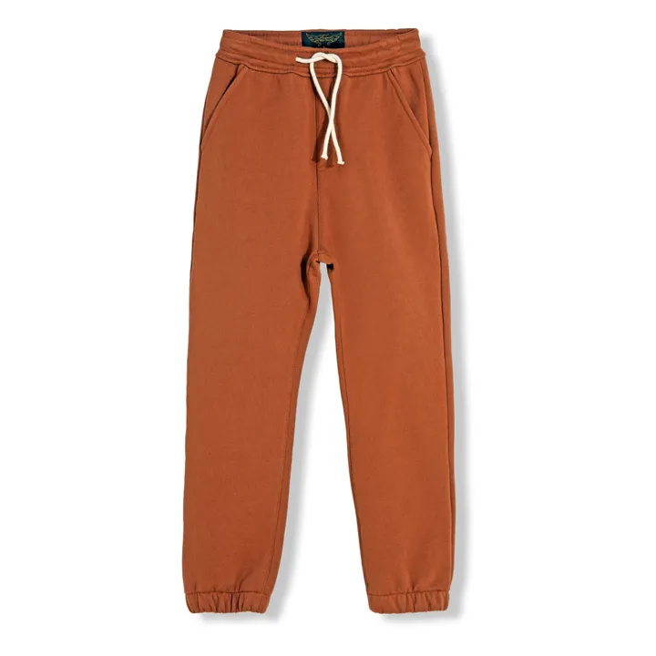 Conor Jogging Bottoms | Brick red- Product image n°0