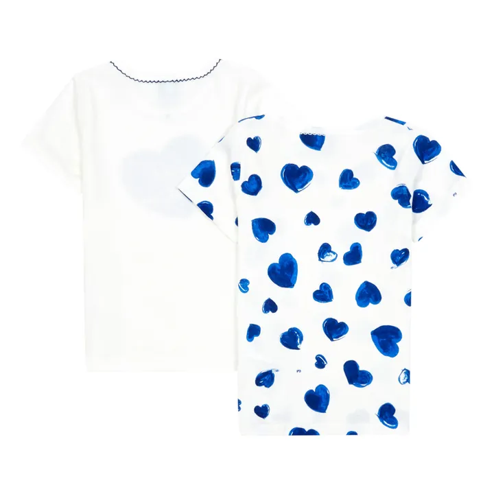 Pack de 2 Camisetas Big love | Blanco- Imagen del producto n°2