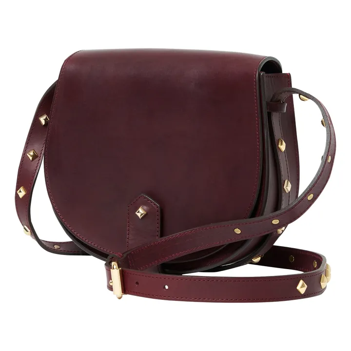 Mamour Leather Bag | Burgundy- Product image n°4