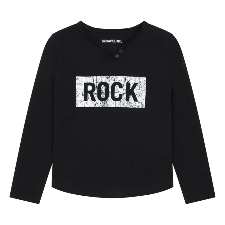 T-shirt Rock | Nero- Immagine del prodotto n°0