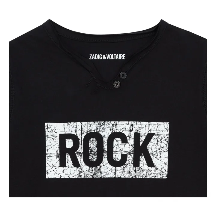 T-shirt Rock | Nero- Immagine del prodotto n°1