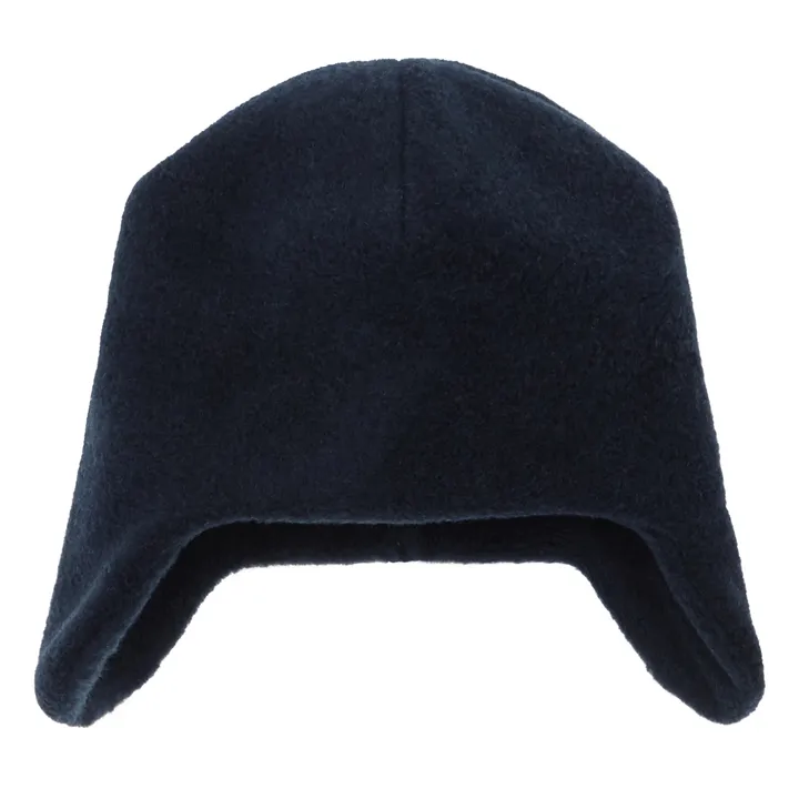 Fleece Bonnet | Navy blue- Product image n°0