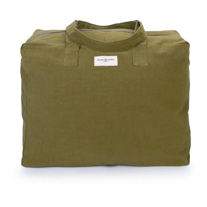 Elzevir 48h Recycled Cotton Bag | Olive green- Product image n°0