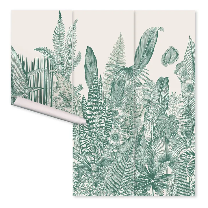 Papel pintado Fresco Botánico - 3 hojas | Verde- Imagen del producto n°1