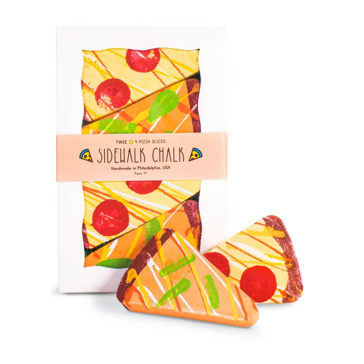 Kreide Pizza 4er-Set- Produktbild Nr. 0