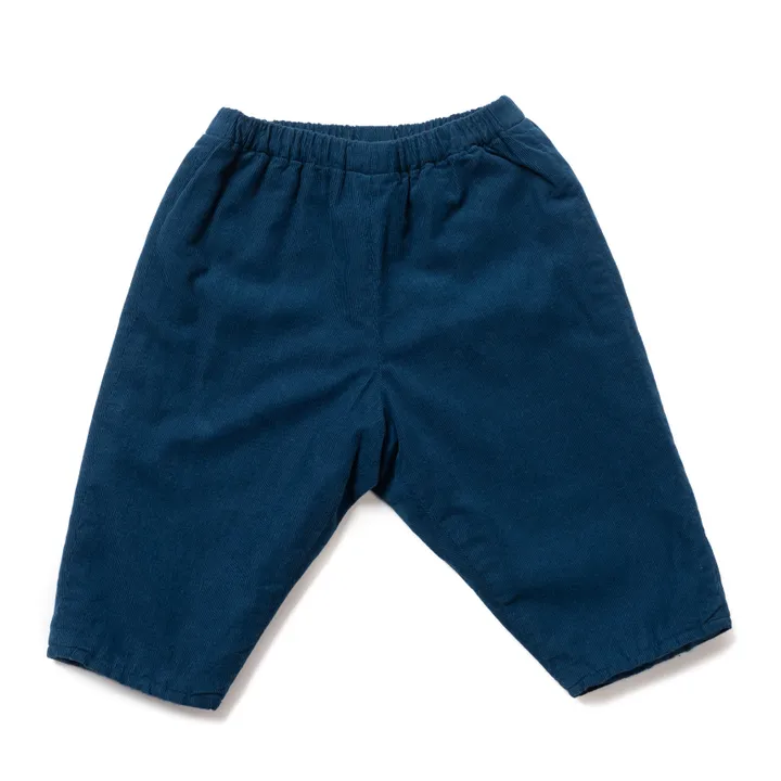 Pantalón de terciopelo Brioche | Azul- Imagen del producto n°0
