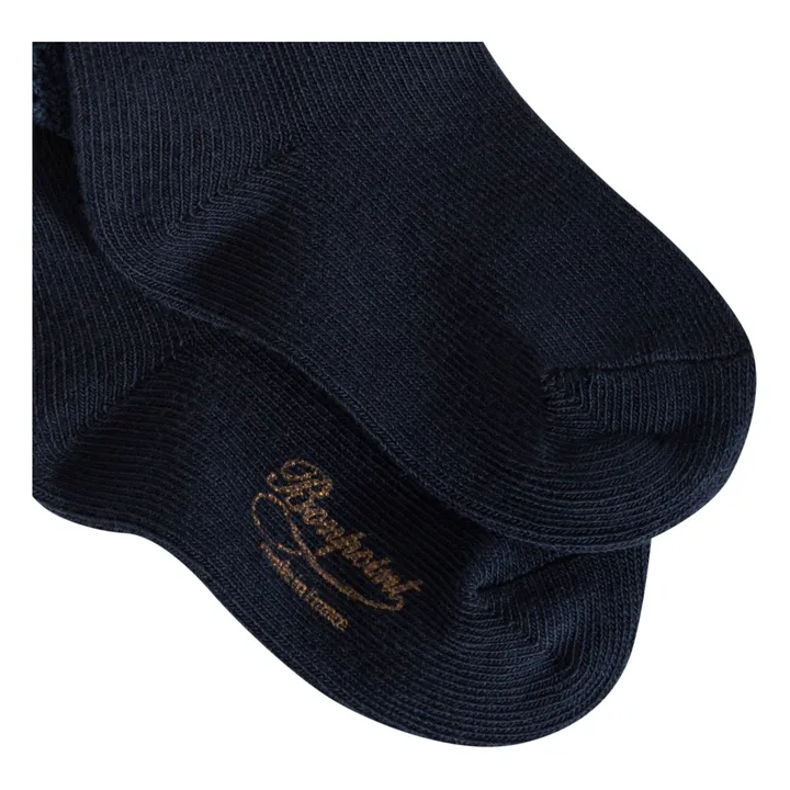 Socken mit Spitze | Navy- Produktbild Nr. 1