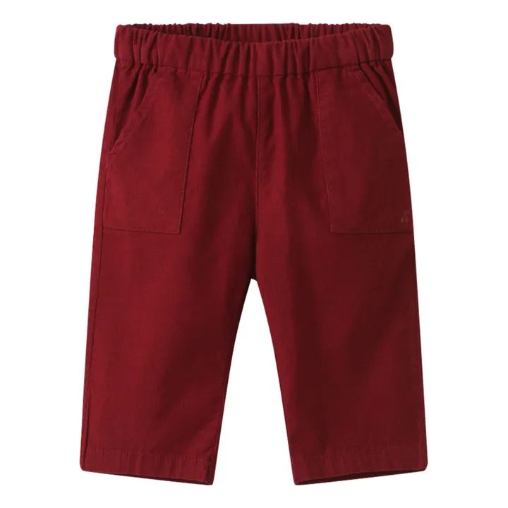 Pantalón de terciopelo Thursday | Rojo- Imagen del producto n°0