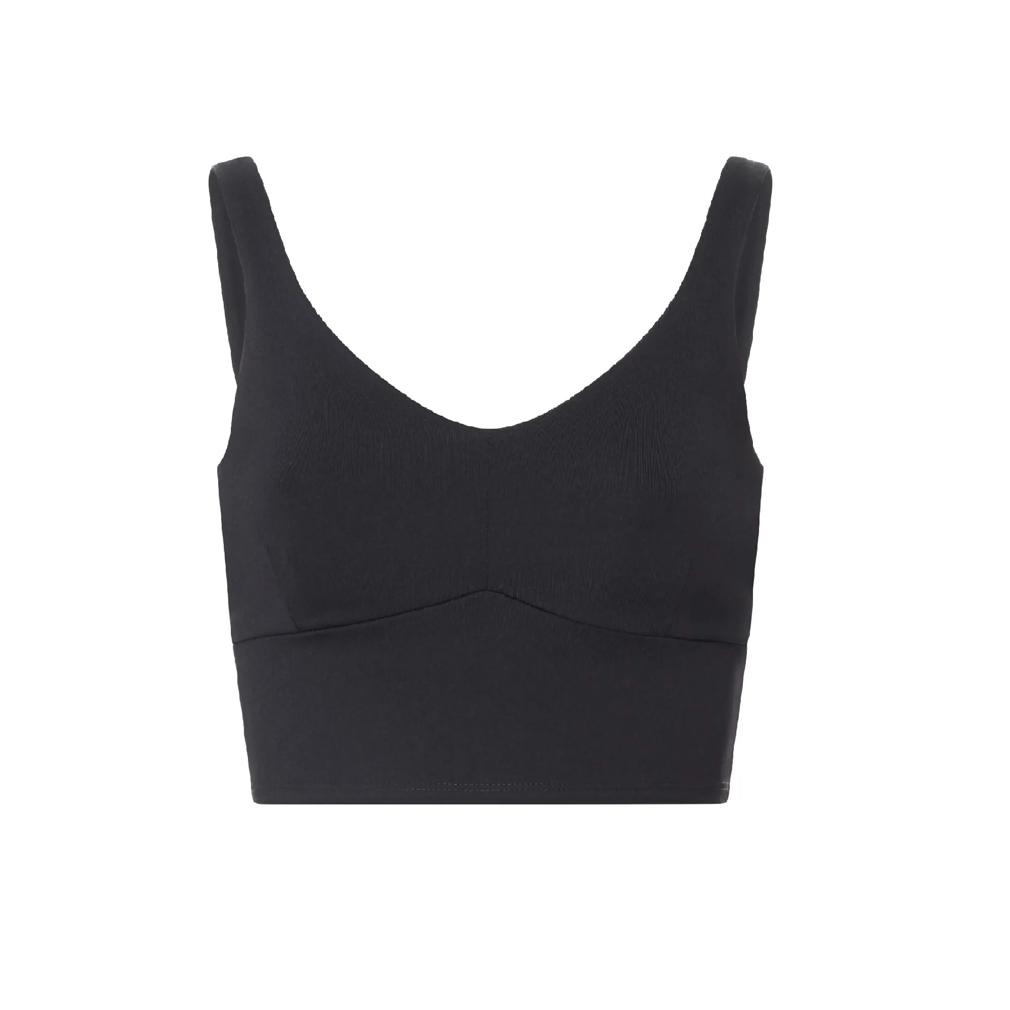 Live The Process Black Crystal Crop Top