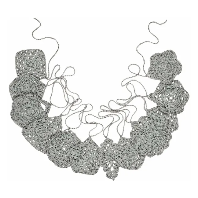 Guirlande crochetée à la main | Silver S034