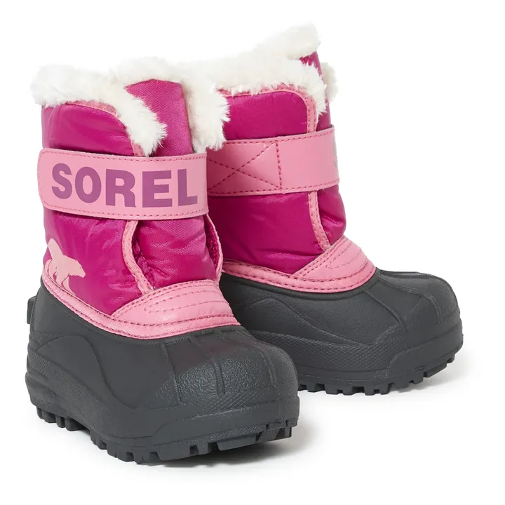 Bottes Snow Commander | Rose- Image produit n°1