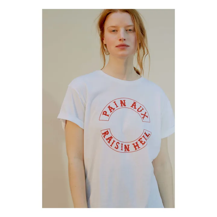 Camiseta Raisin Hell Oversize | Blanco- Imagen del producto n°1