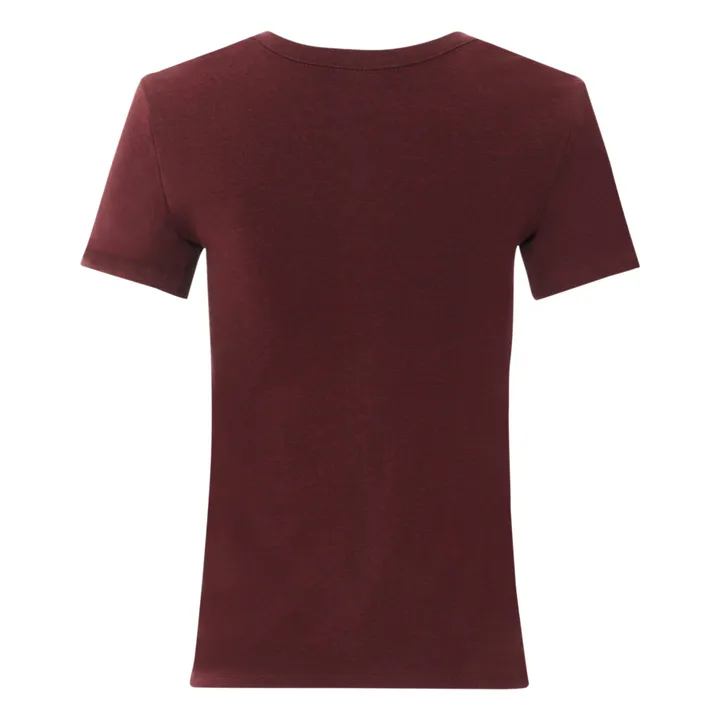 Camiseta Iconique - Colección Mujer  | Rojo chiné- Imagen del producto n°1
