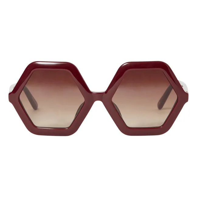 Honey Sunglasses | Burgundy
