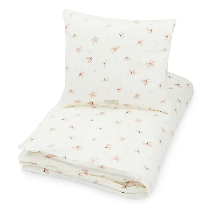 Windflower Organic Cotton Quilt Cover | Cream- Product image n°0