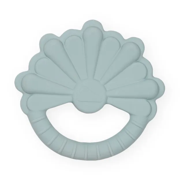 Natural Rubber Teething Ring | Petrol blue