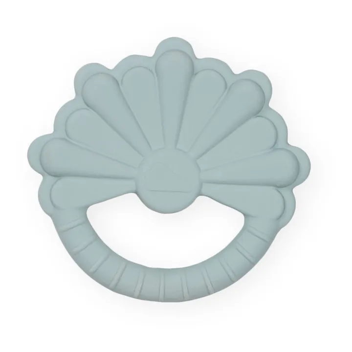 Natural Rubber Teething Ring | Petrol blue- Product image n°0