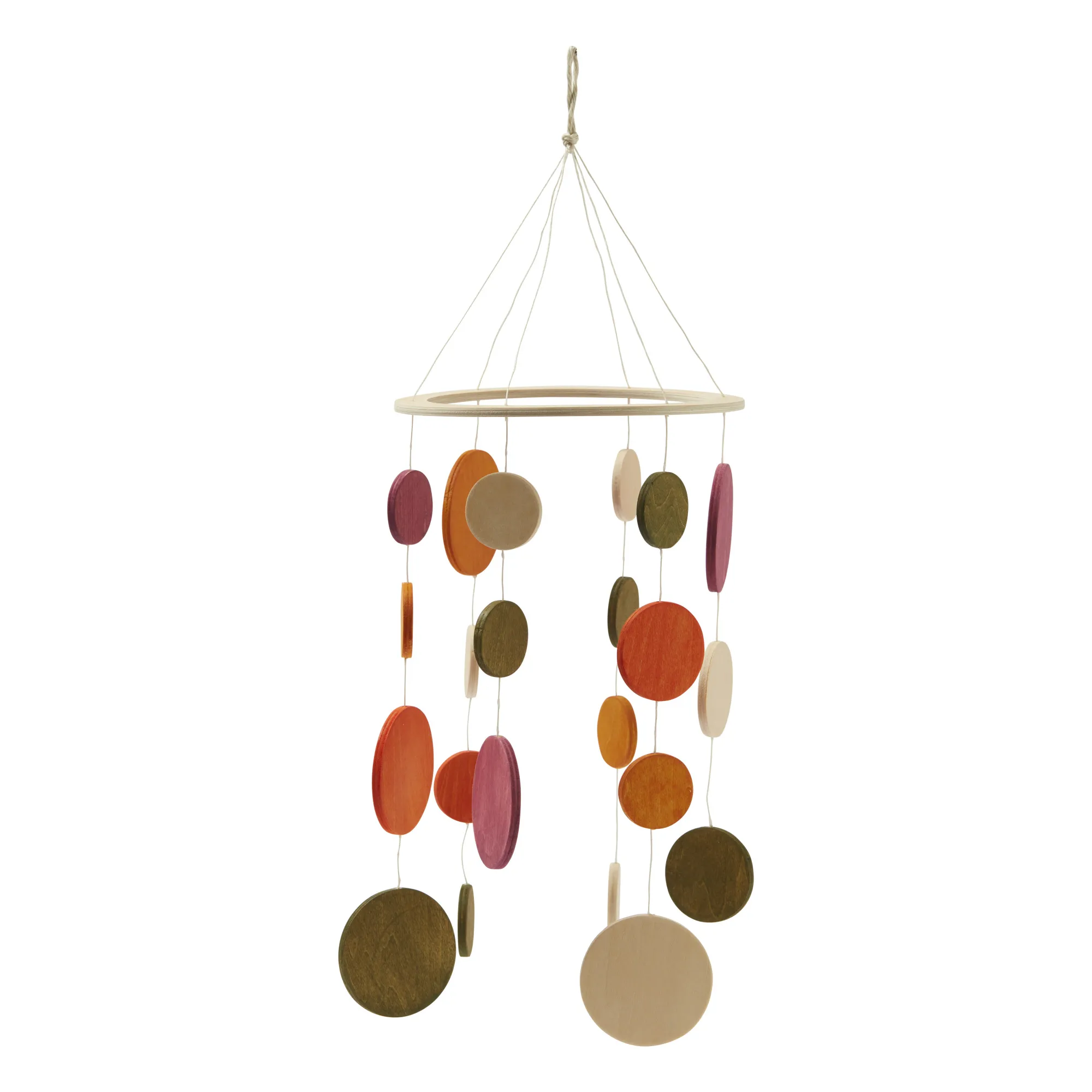 Kid's Concept Multicoloured Wooden Baby Mobile