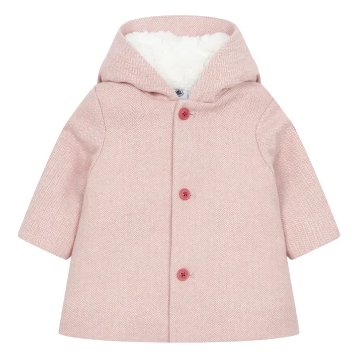 Lizzie Woollen  Coat | Pink- Product image n°0