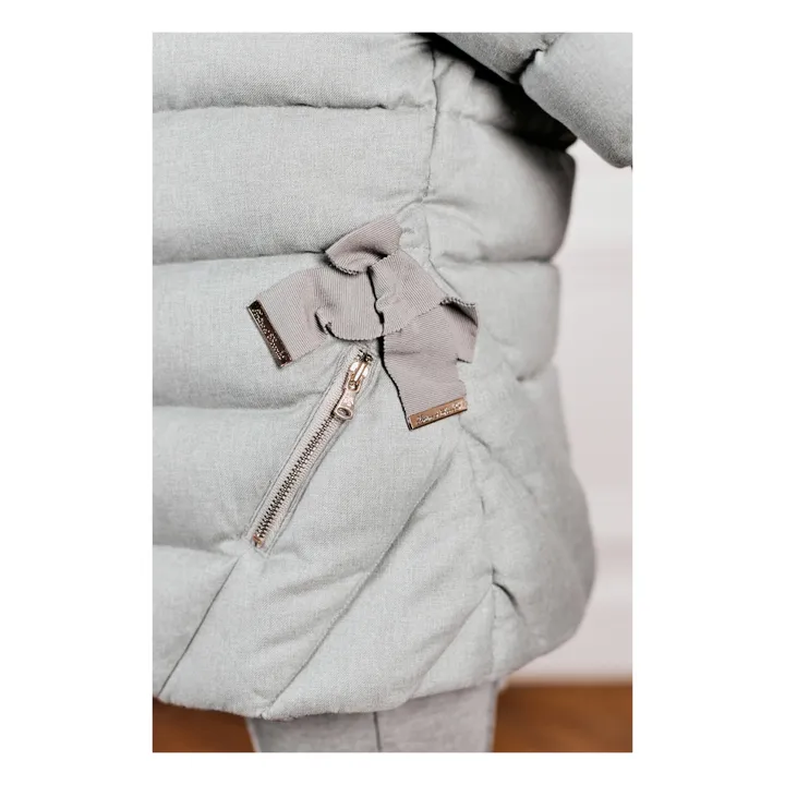 Abrigo de franela | Gris Jaspeado- Imagen del producto n°4