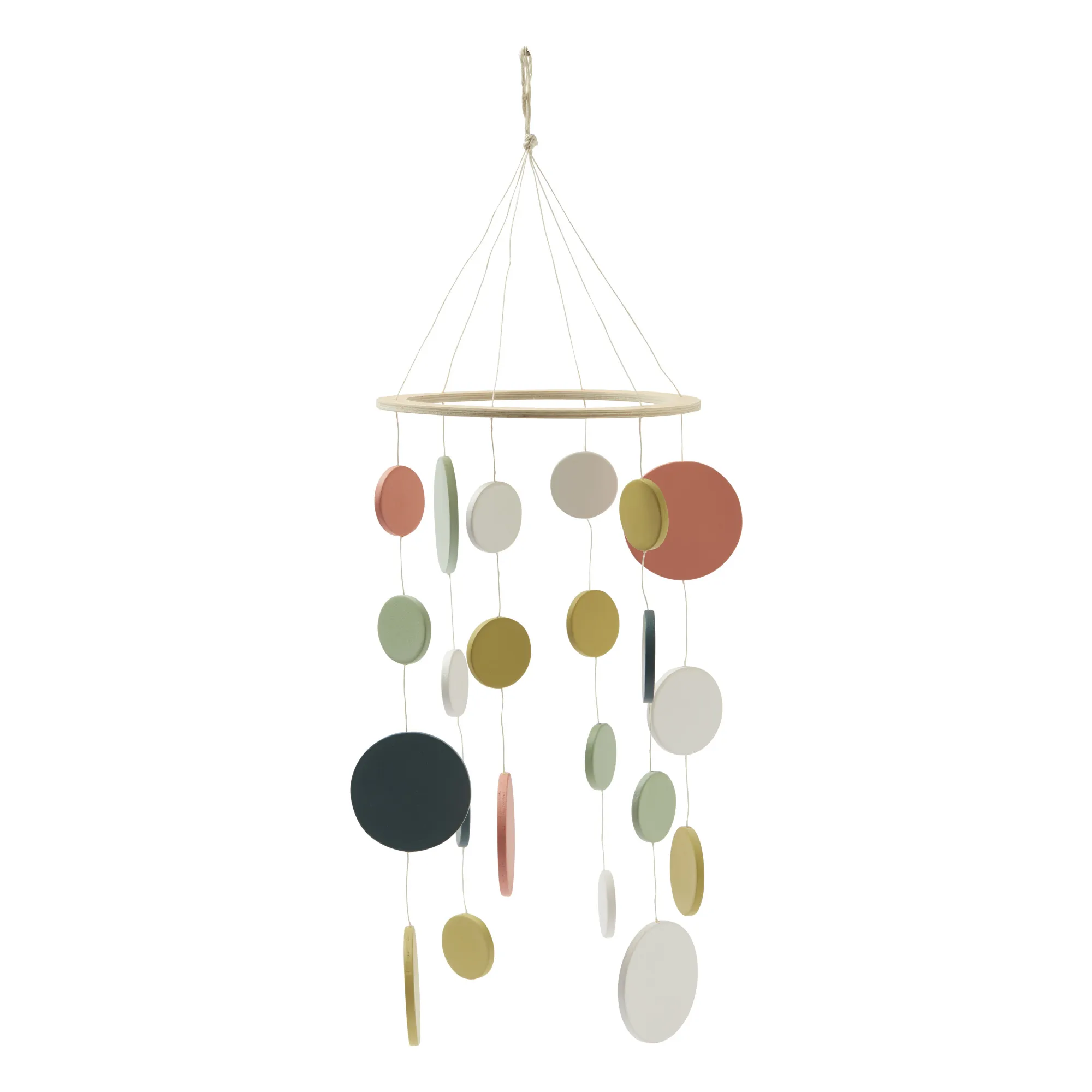 Mobile en bois | Vert- Image produit n°0