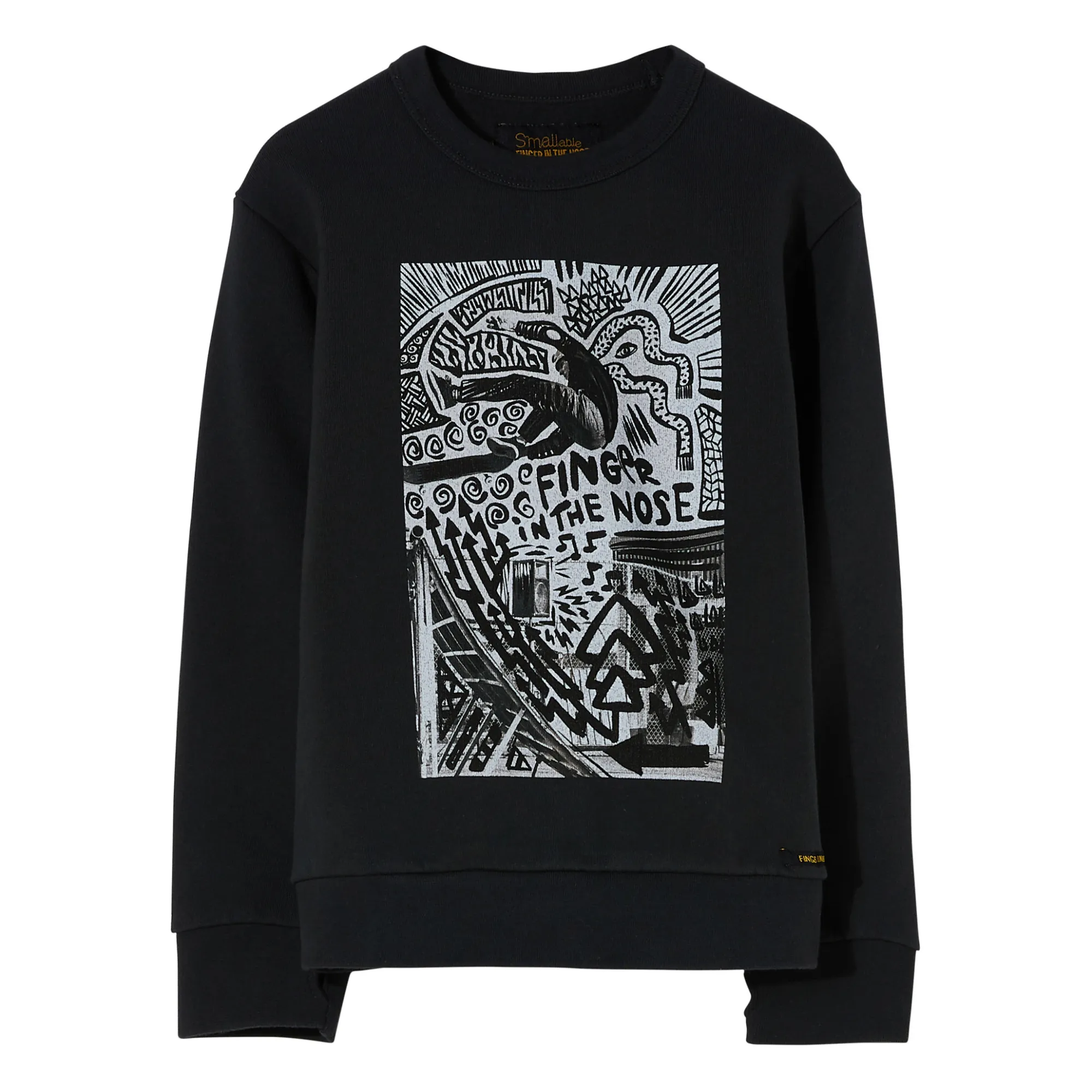 Finger In The Nose Black Exclusive Finger X Smallable - Brian Jumper