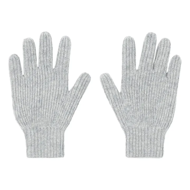 Cashmere Gloves | Heather grey- Product image n°0