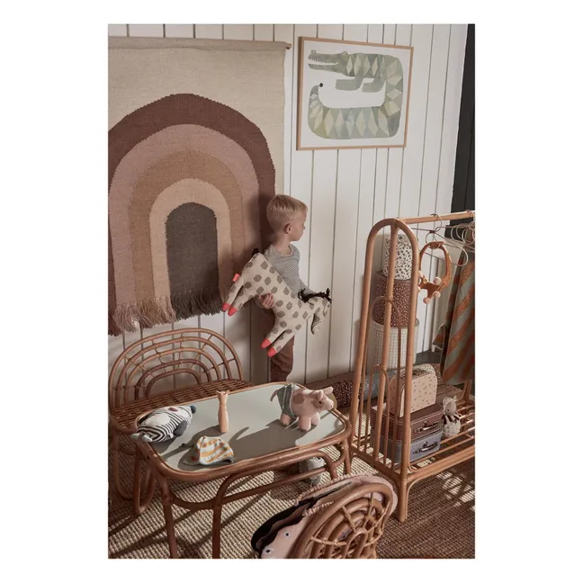 Tapis mural Arc-en-ciel en laine