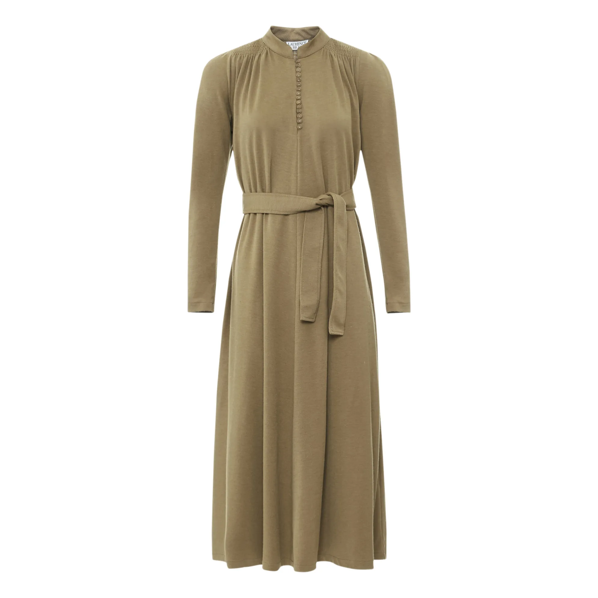 Laurence Bras Honey Danseuse Jersey Wool Dress
