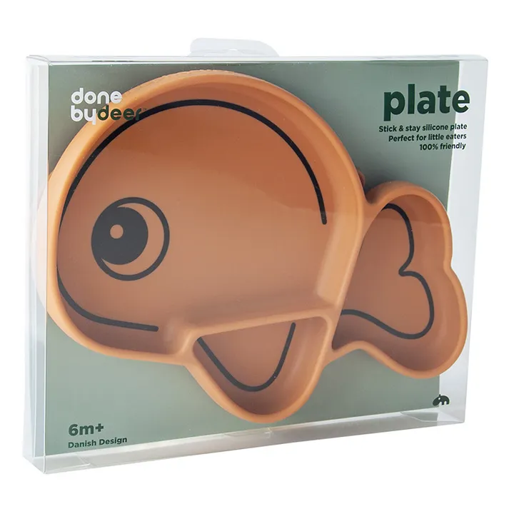 Wally Non-slip Silicone Plate  | Mustard- Product image n°2
