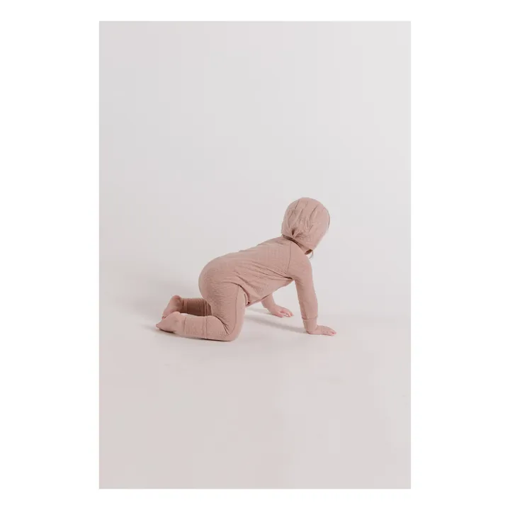 Babymütze aus Bio-Baumwolle | Mattrosa- Produktbild Nr. 1