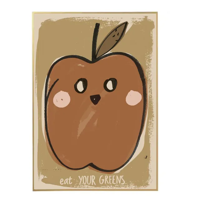 Grande poster Eat your greens