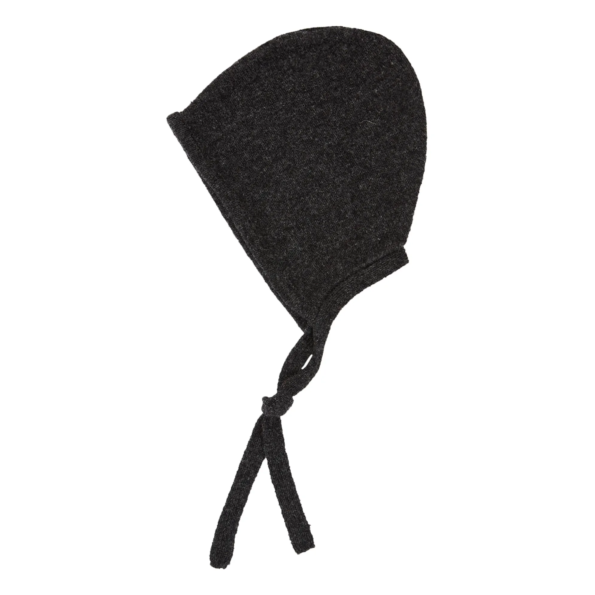 Caramel Heather Grey Turnstone Merino Wool Beguin Bonnet