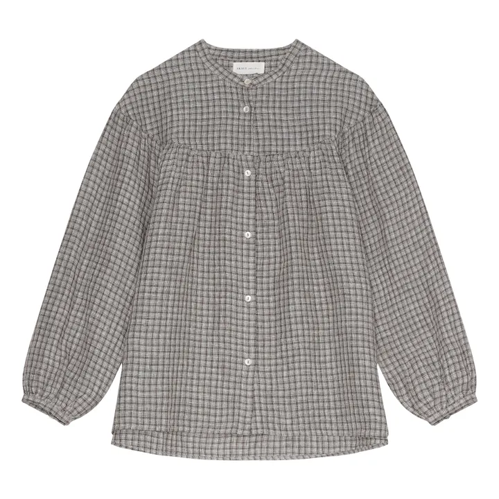Camisa Margot de lino | Gris- Imagen del producto n°0