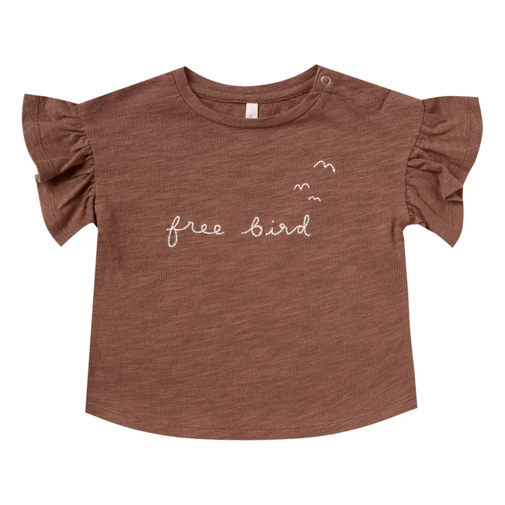 T-shirt Free Bird | Chocolat- Image produit n°0