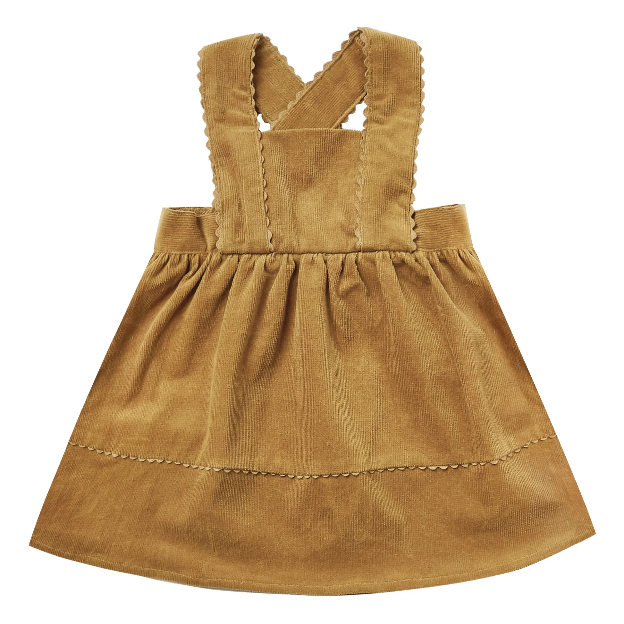 Rylee + Cru - Corduroy Pinafore Dress - Brown | Smallable