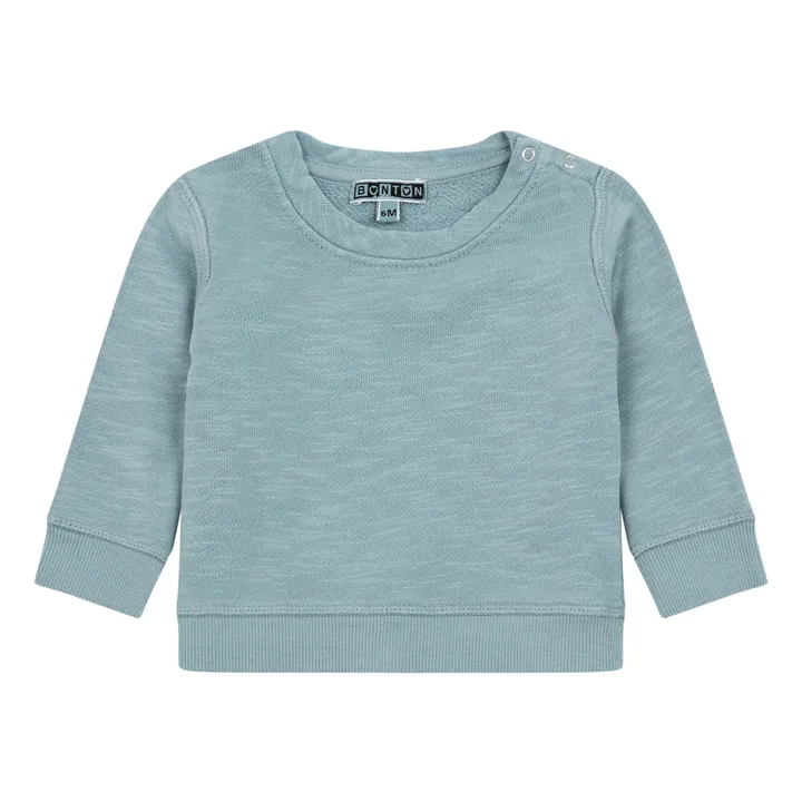 Sweatshirt Sterne Baby | Graublau- Produktbild Nr. 0