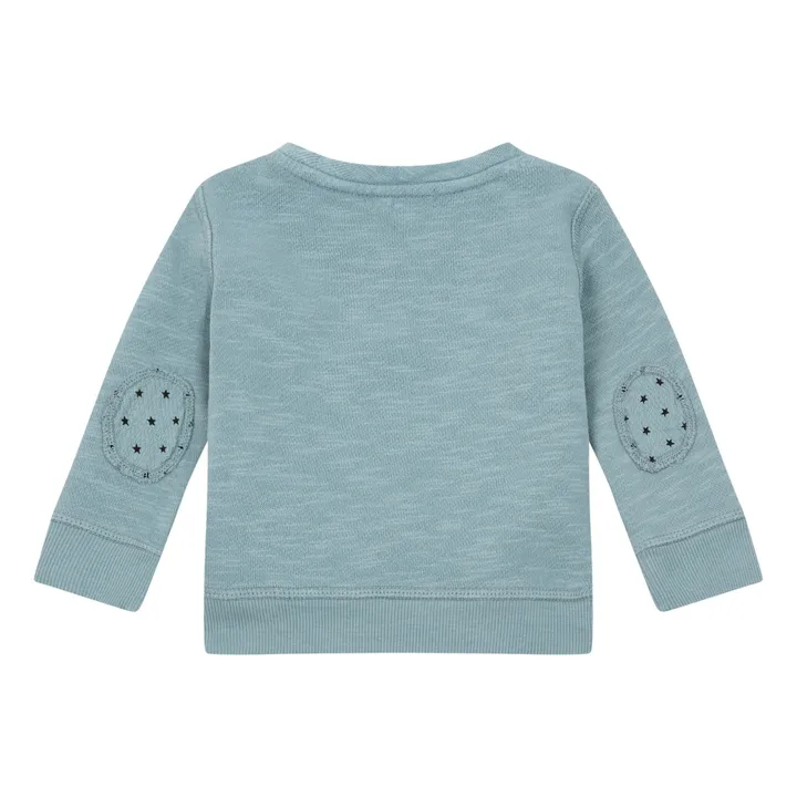 Sweatshirt Sterne Baby | Graublau- Produktbild Nr. 1