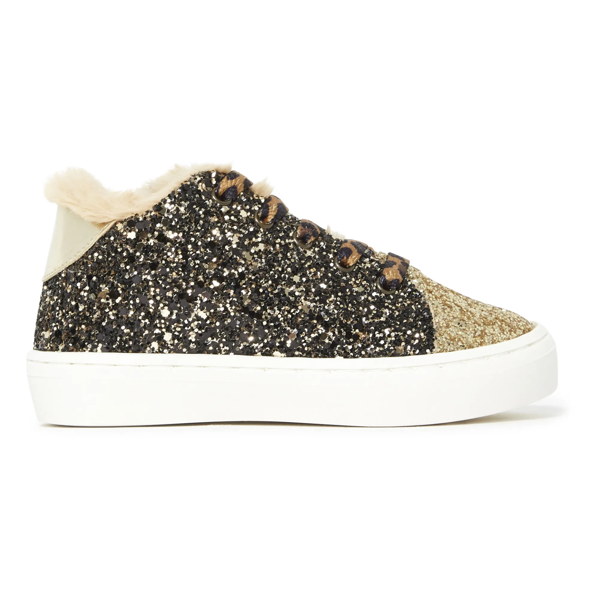 Babywalker Gold Glitter Sneakers