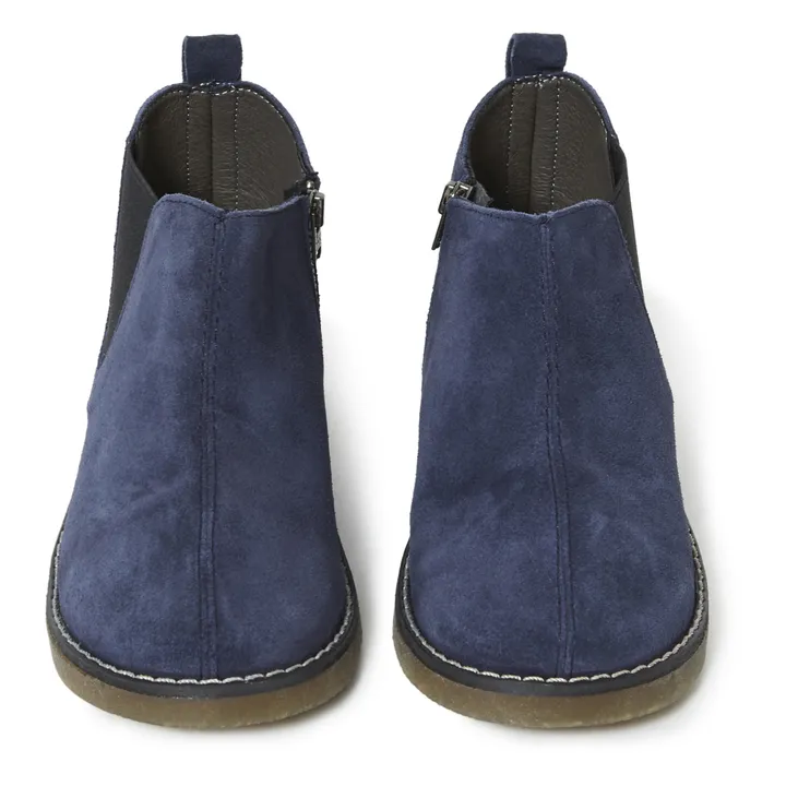 Chelsea Boots Nubuk | Blau- Produktbild Nr. 4