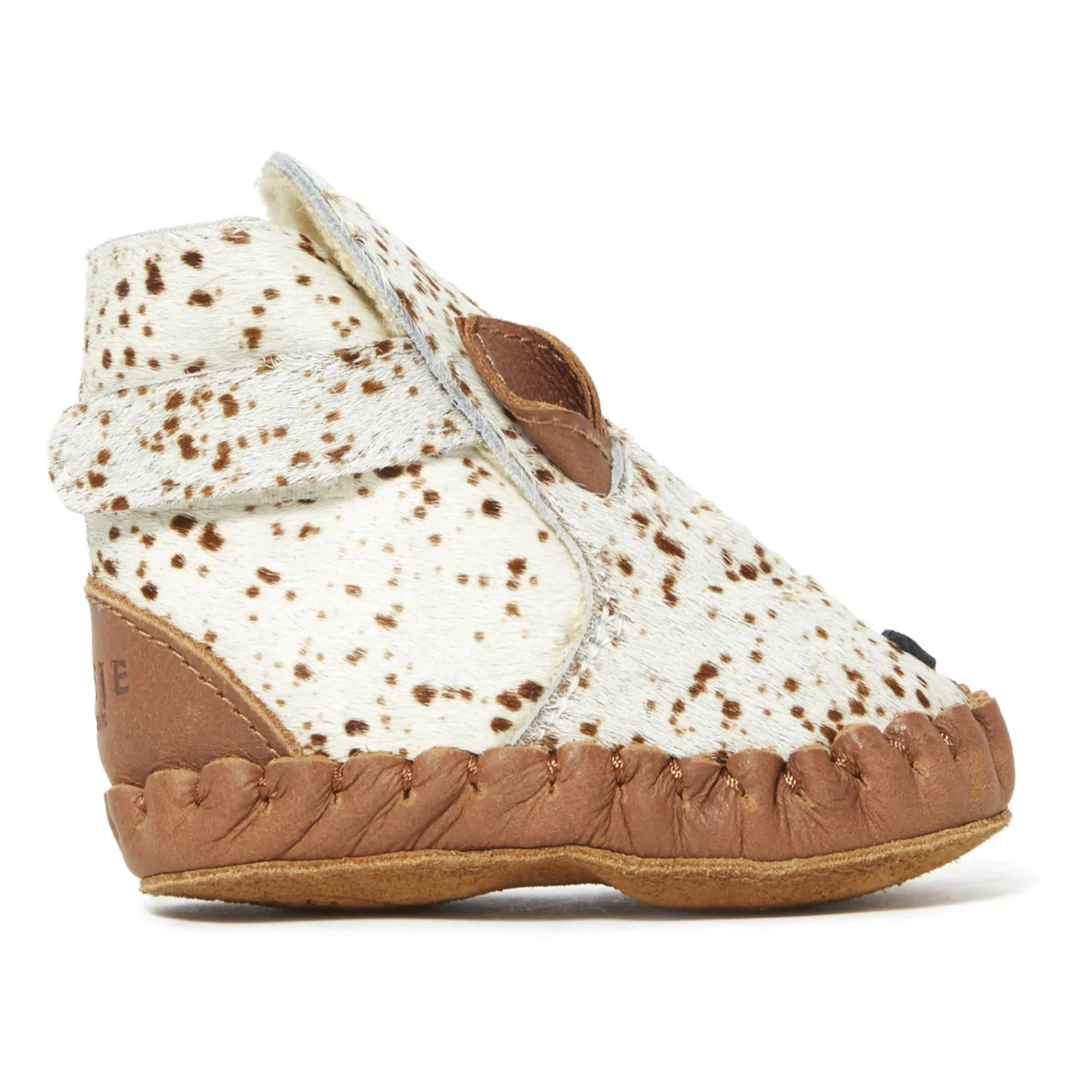 Donsje Ecru Kapi Bambi Fur-Lined Booties