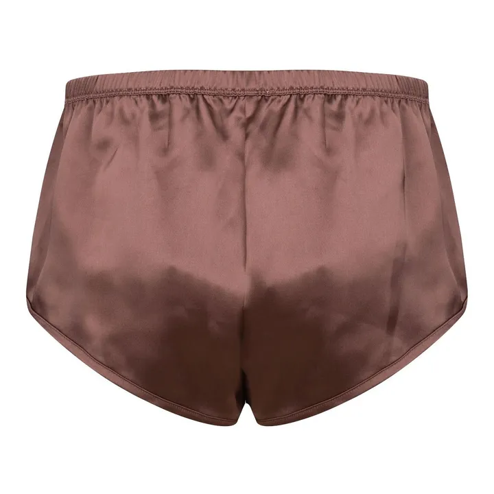 Pyjama-Shorts Mae | Schokoladenbraun- Produktbild Nr. 5