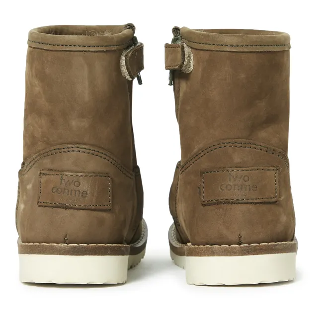 Fur Boots - Collection Two Con Me  | Khaki