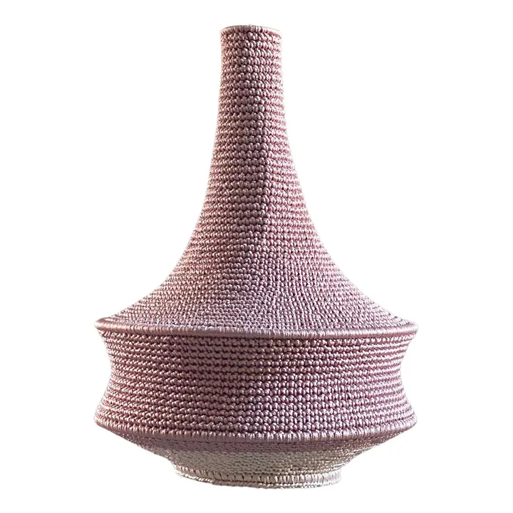 Lámpara de techo de ganchillo Joosh | Rosa Polvo- Imagen del producto n°0
