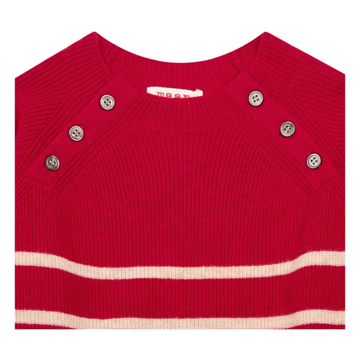 Maglione lana Piva | Rosso- Immagine del prodotto n°1